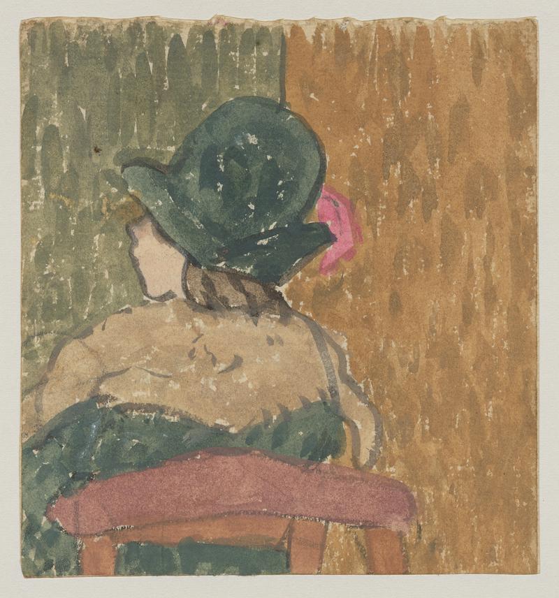 Girl in a cloche hat