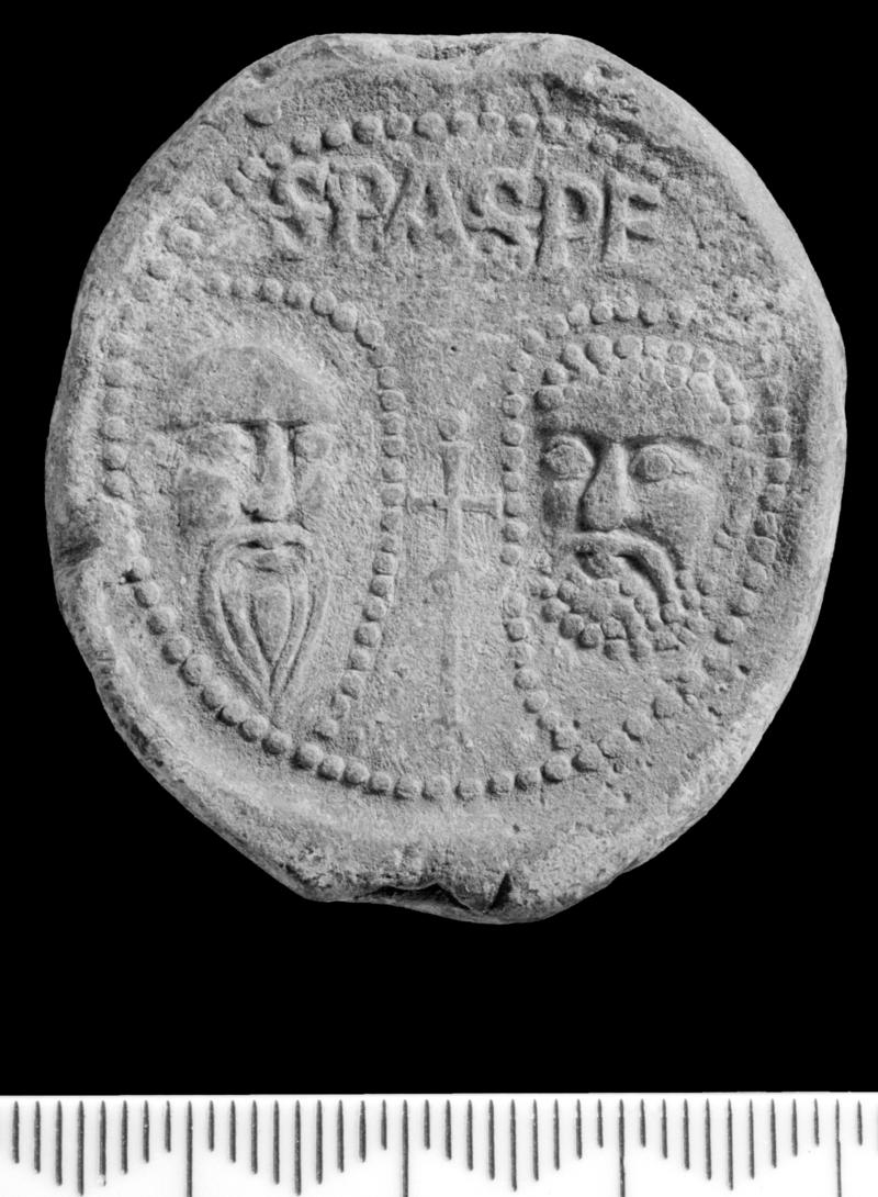 papal bulla of Honorius III (B3) (face side)