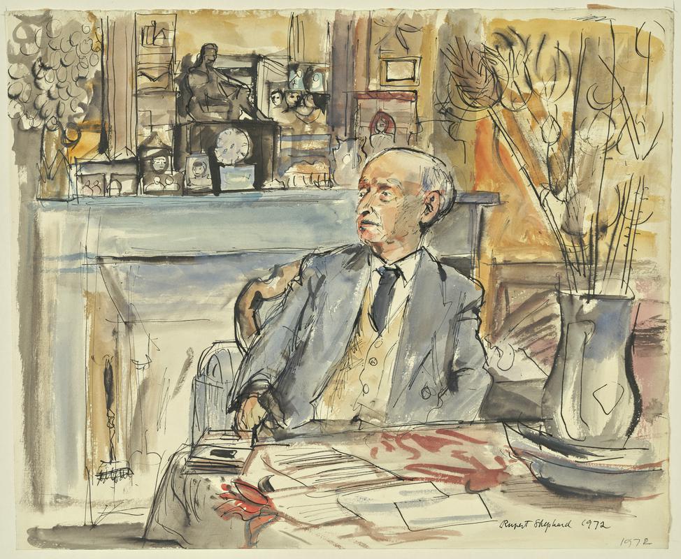 Elie Jaulmes in his Study