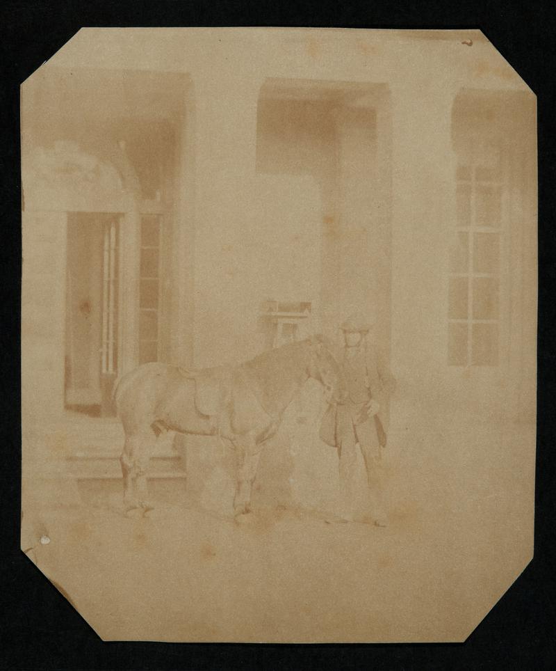 Gentleman with pony, Penllergaer House