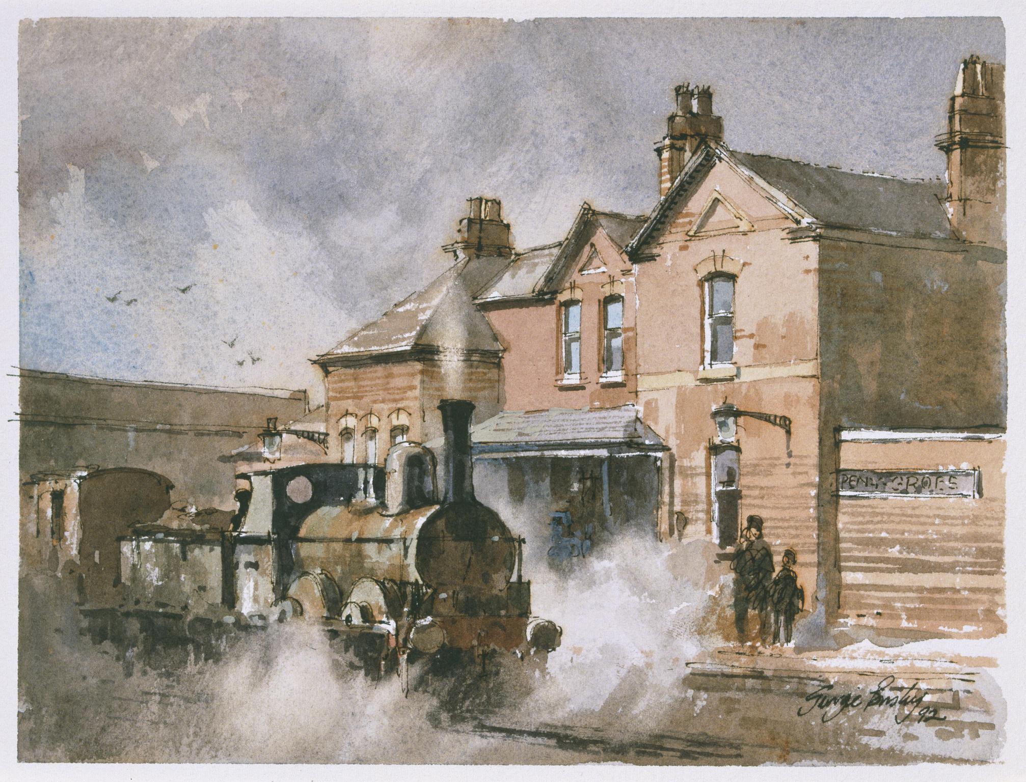 Penygroes Station (painting)