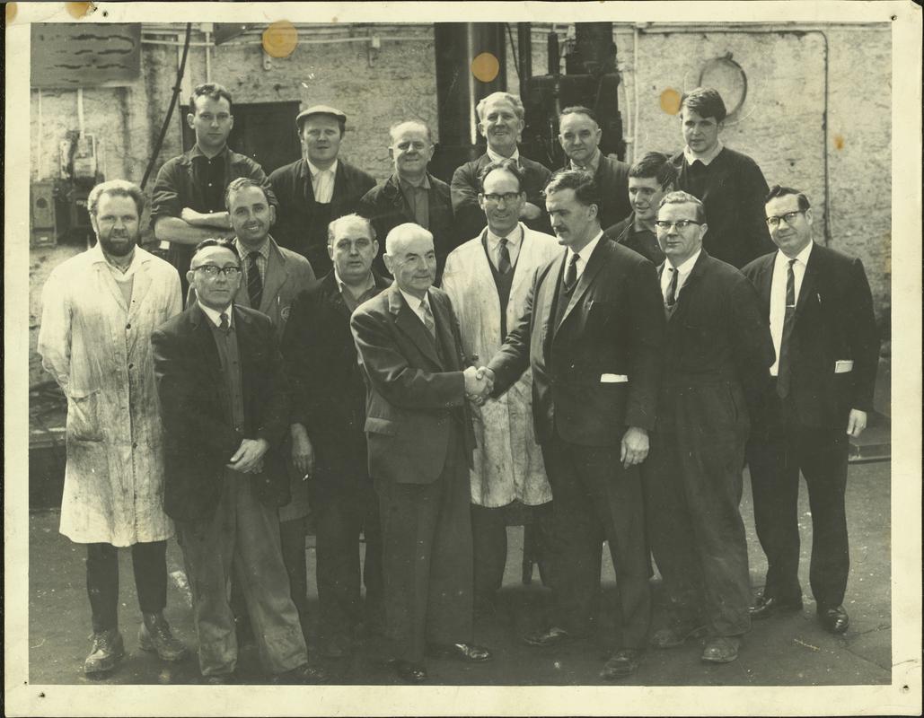 Retirement presentation, photograph