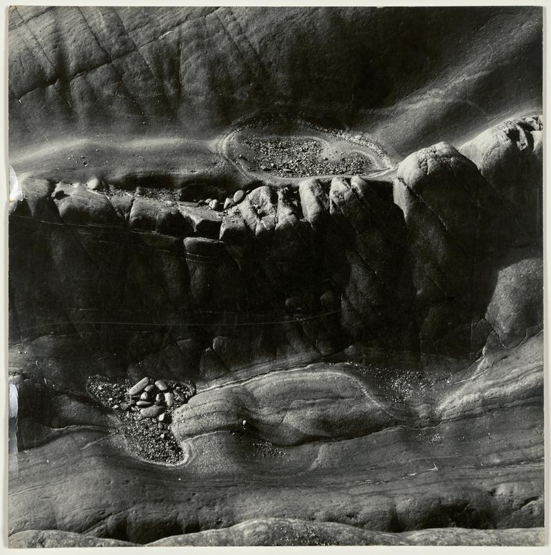 Untitled - Photographic Print (ariel view of rocks)  (HOWARD-JONES, Ray - Archive) - Possibly a photograph by Raymond Moore