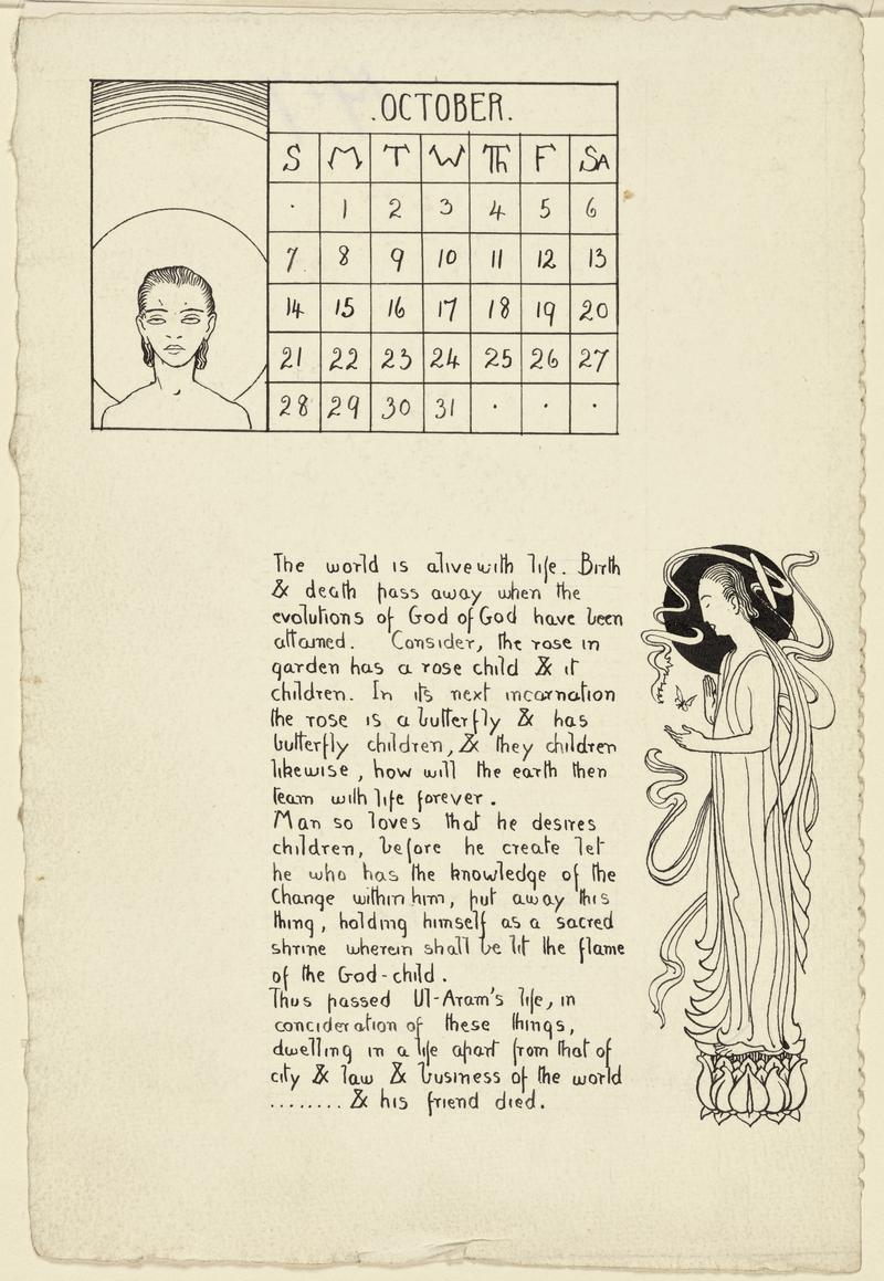 Calendar for October 1917