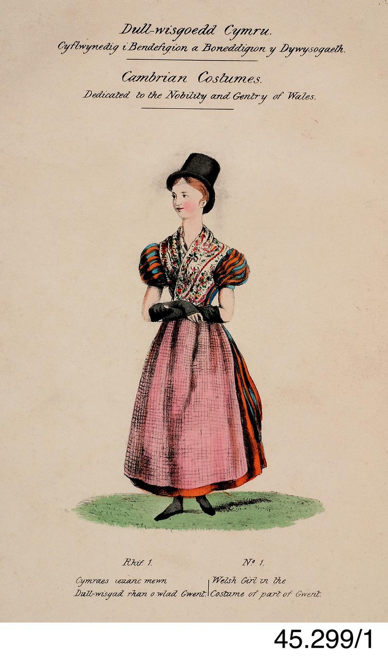 Welsh costume illustration