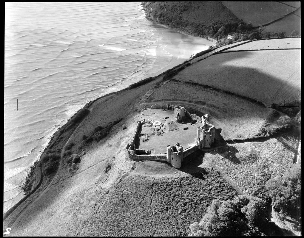 Llansteffan Castle, negative