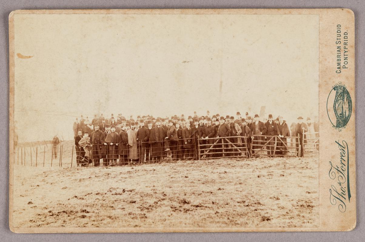 Photograph of the cremation of Dr William Price, 1893.