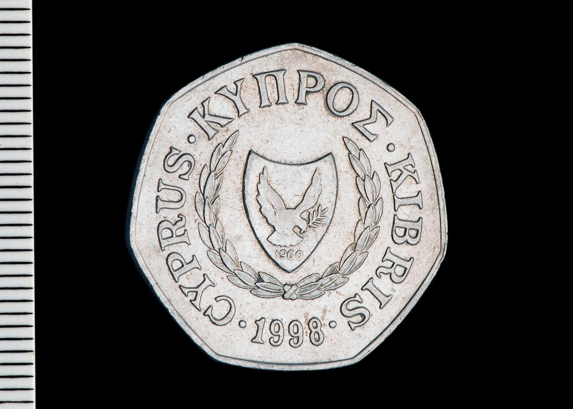 Cyprus 50c 1998