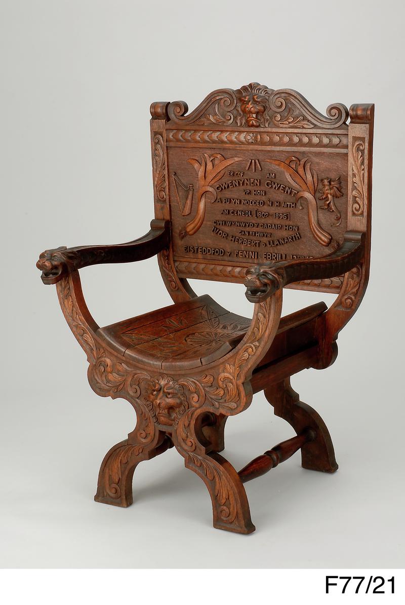 Chair, Eisteddfod Y Fenni 1938