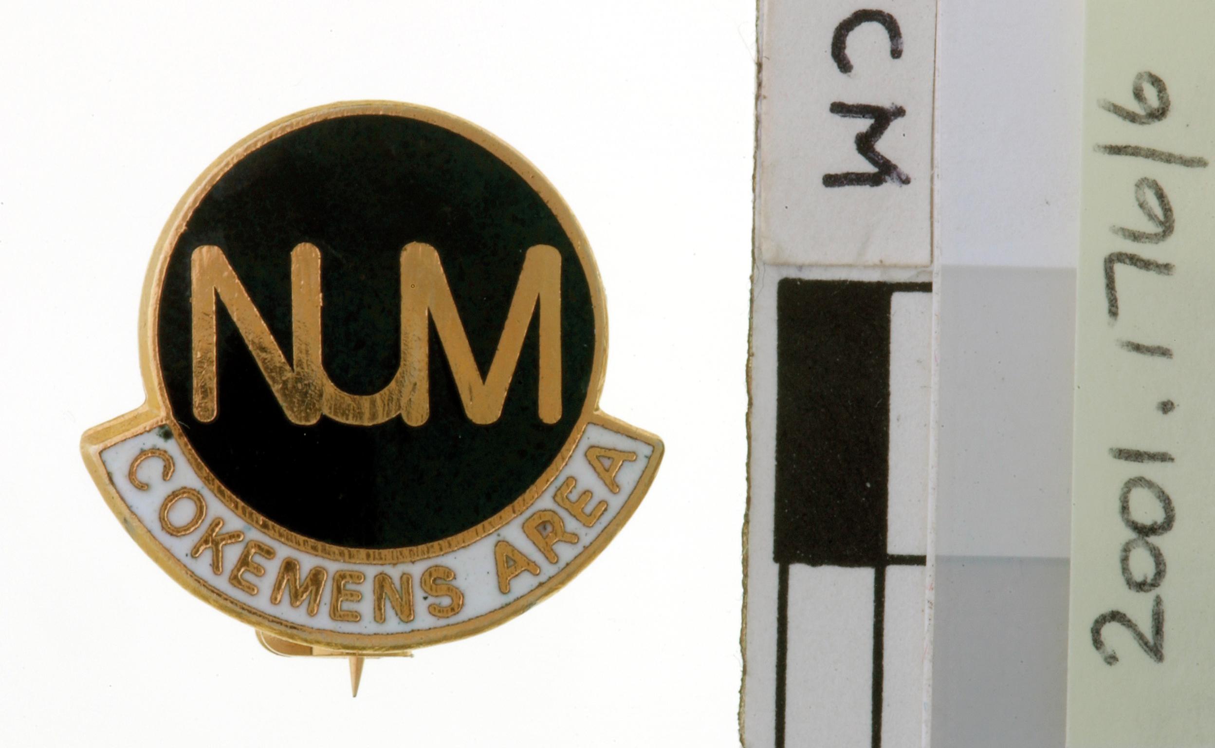 N.U.M. Cokeman's Area, badge