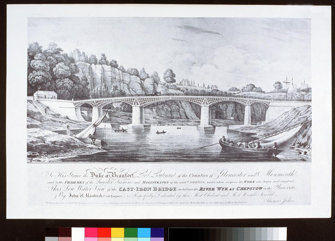 Cast Iron Bridge over River Wye at Chepstow