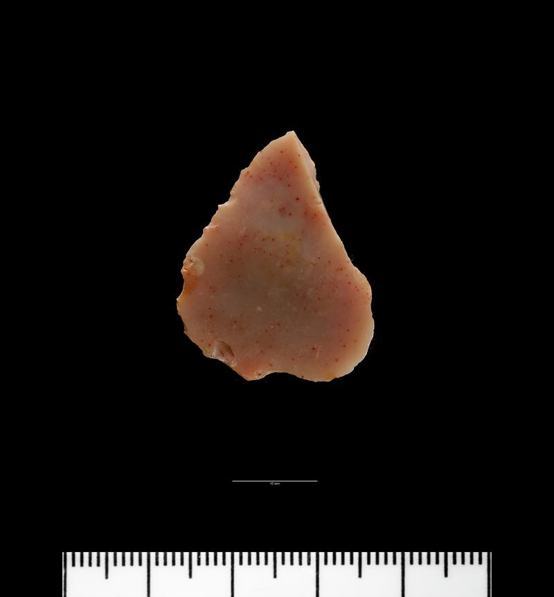 Early Mesolithic flint end scraper