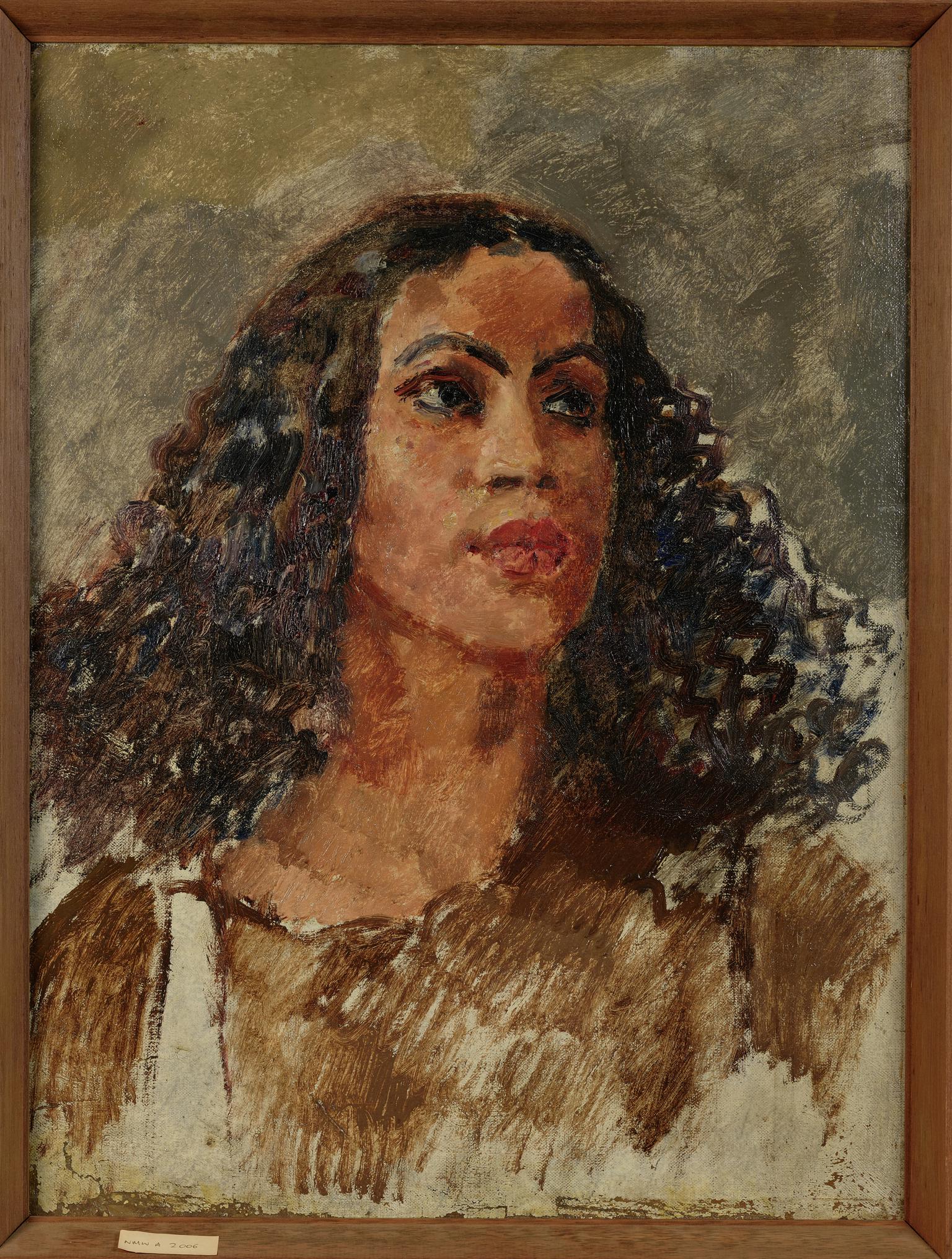 Portrait of a West Indian woman