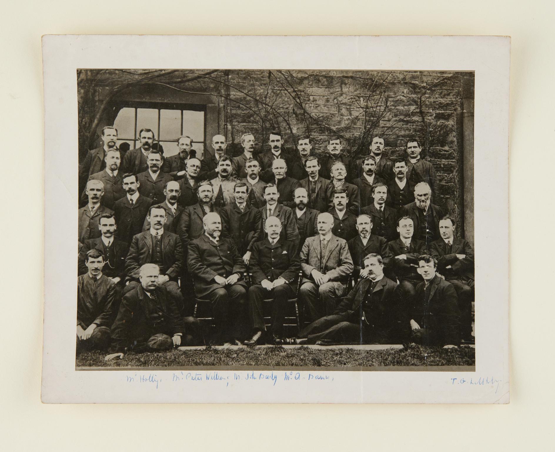 Brymbo works office staff, photograph