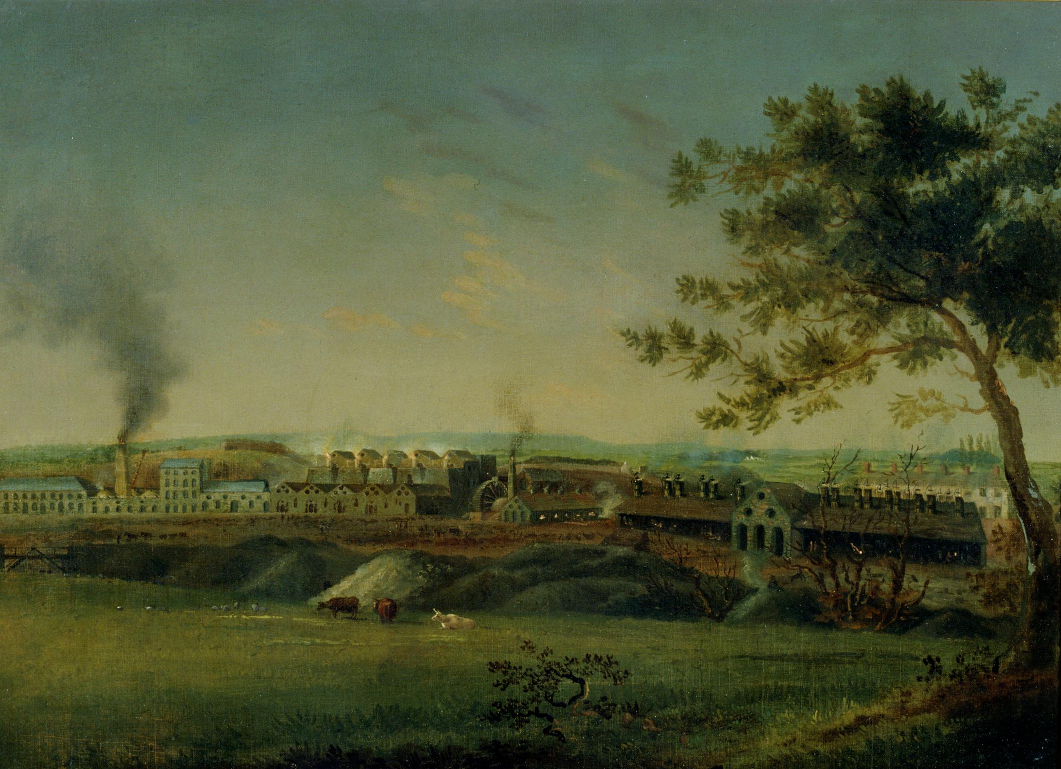 Crawshay's Cyfarthfa Ironworks 1817 (painting)