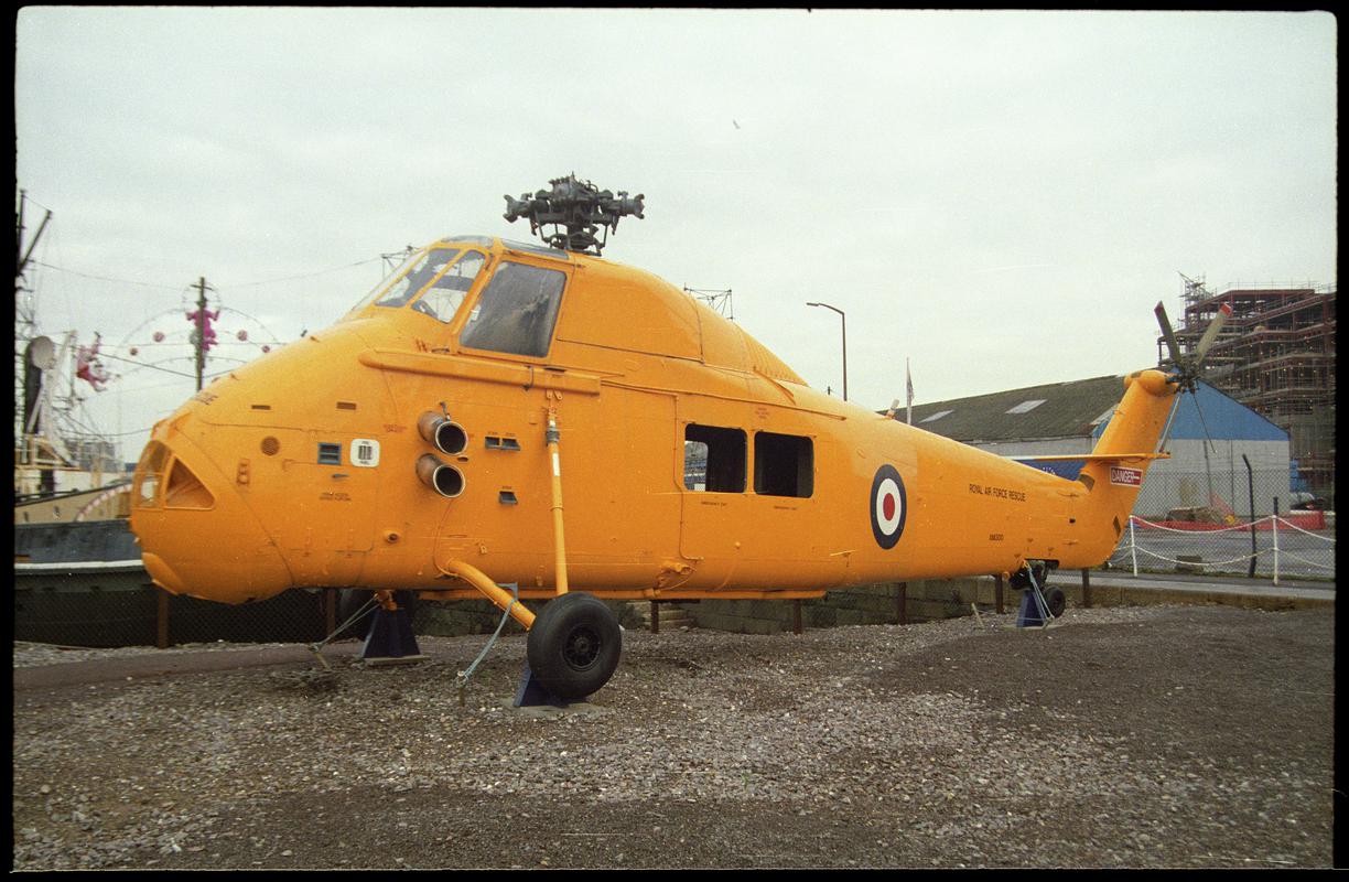Westland-Wessex helicopter on display at W.I.M.M.
