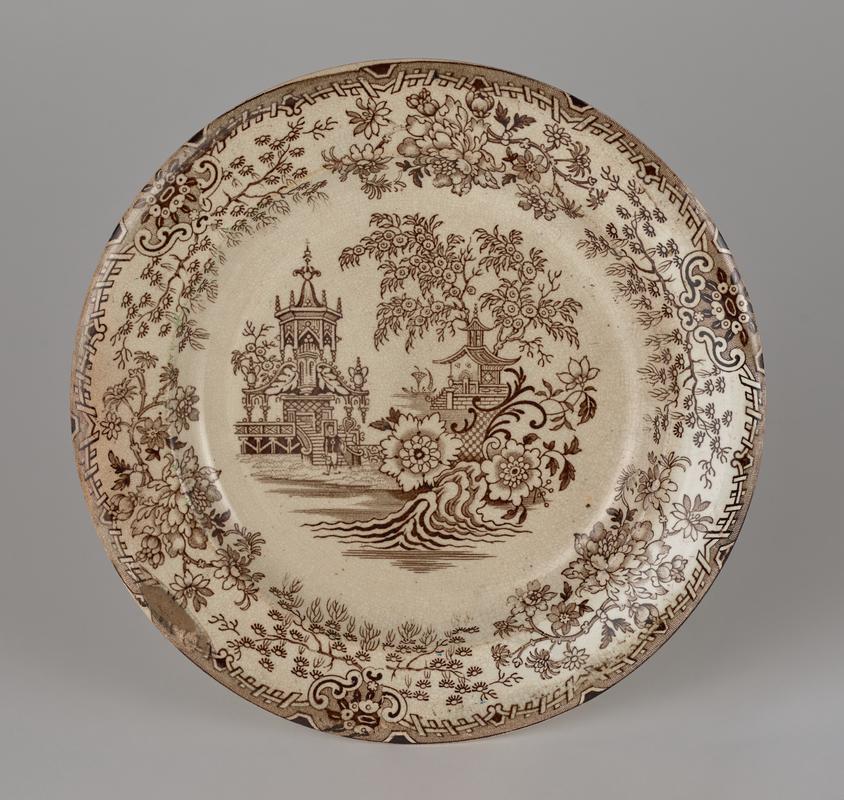 plate, &#039;Colandine&#039; pattern, c1850-1875