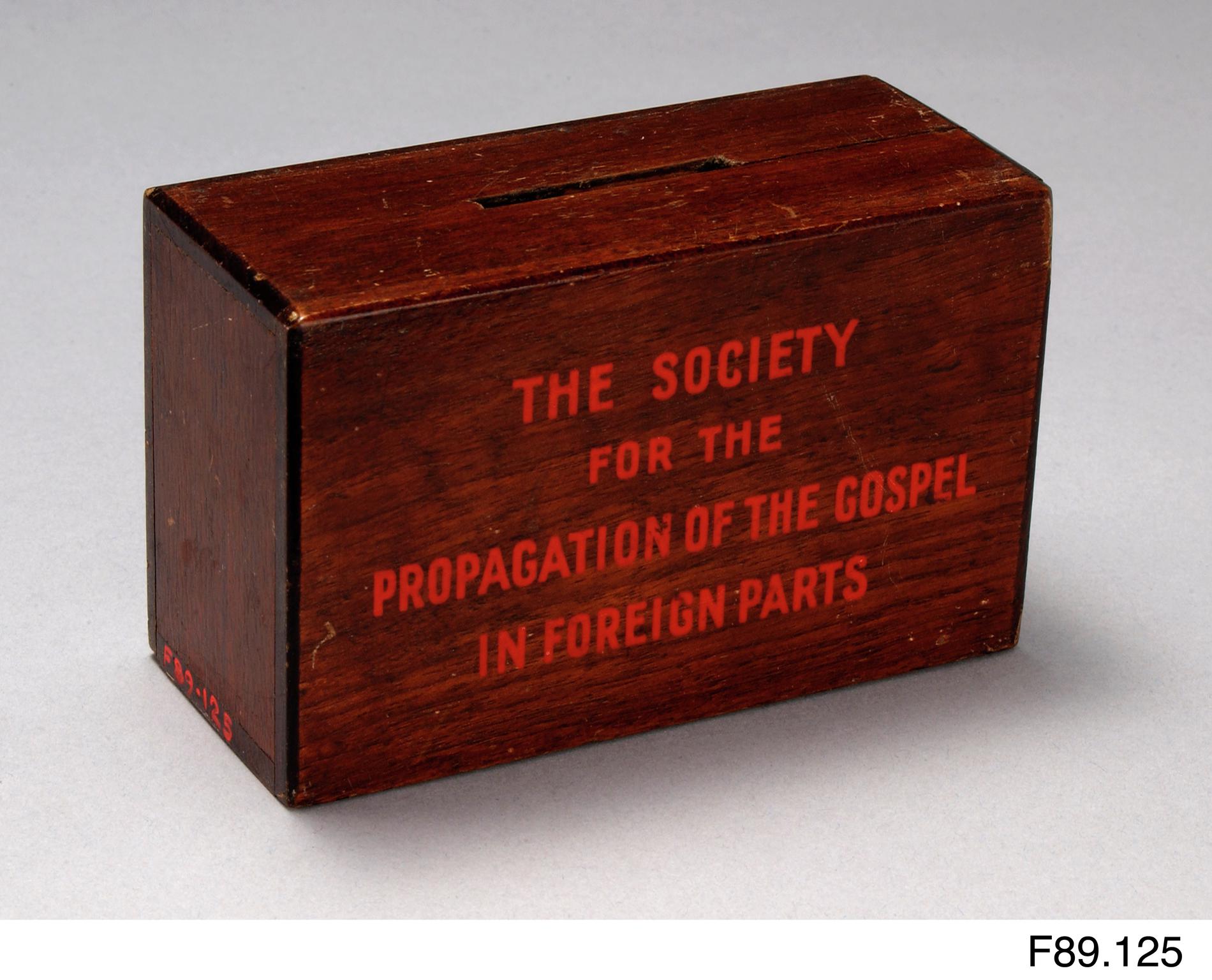 Missionary box