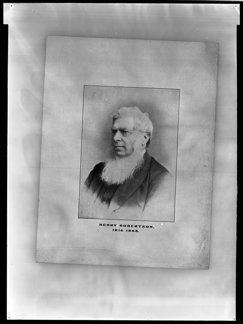 Portrait of Henry Robertson 1816-1888.