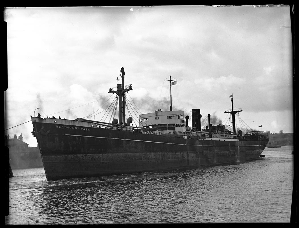 S.S. WESTMOUNT PARK, glass negative