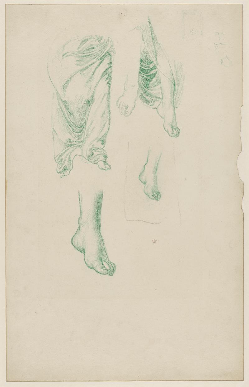 Studies of feet for the Dome of St Paul&#039;s Cathedral