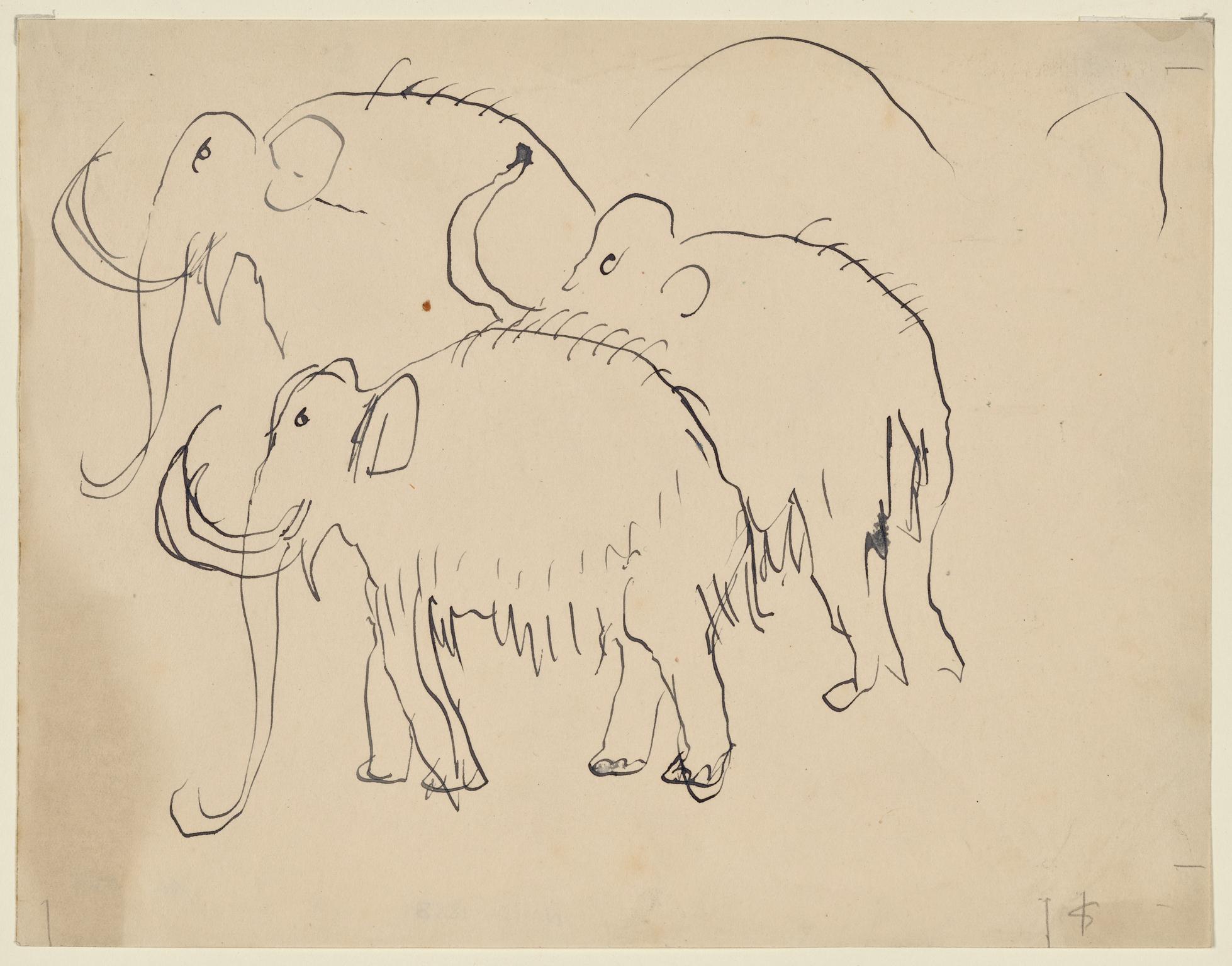 Three Mammoths