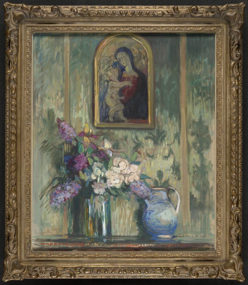 Interior with Still Life and Picture of the Madonna and Child