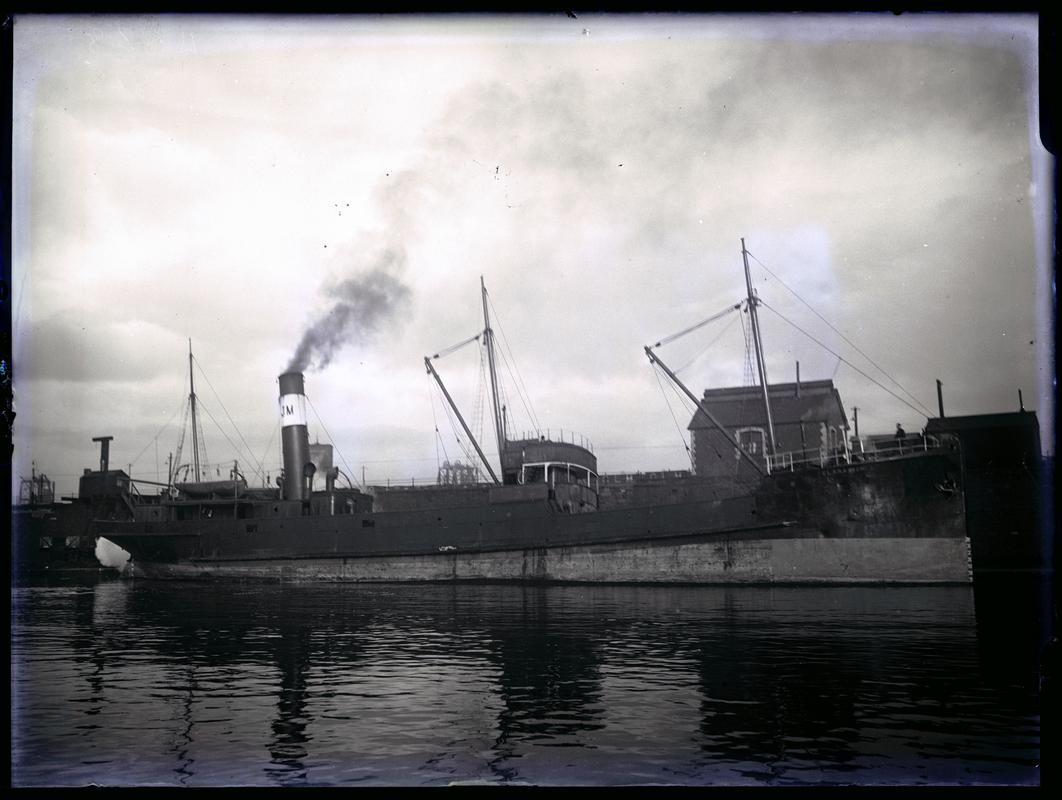 Starboard Broadside view of S.S. CLARA MONKS, c.1936.