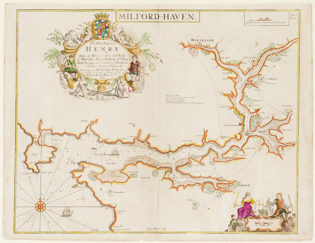 chart of Milford Haven by James Moxon