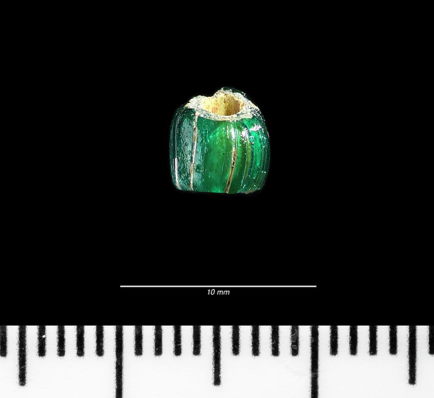 Roman glass polygonal bead