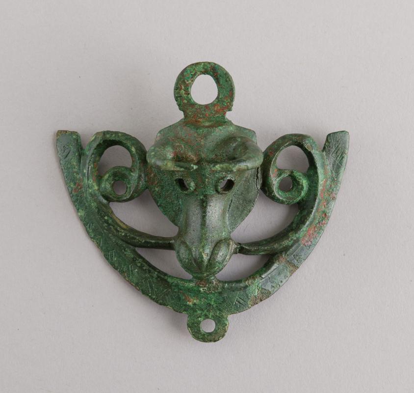 Roman copper alloy escutcheon