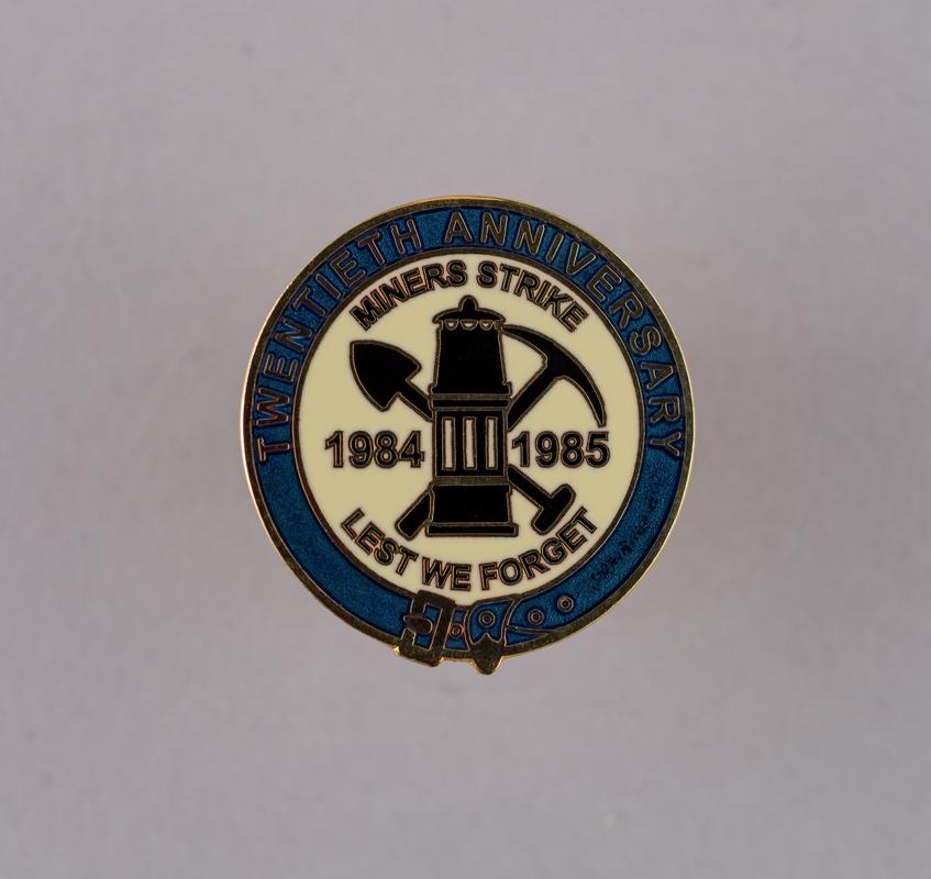 20th anniversary of miners&#039; strike, badge
