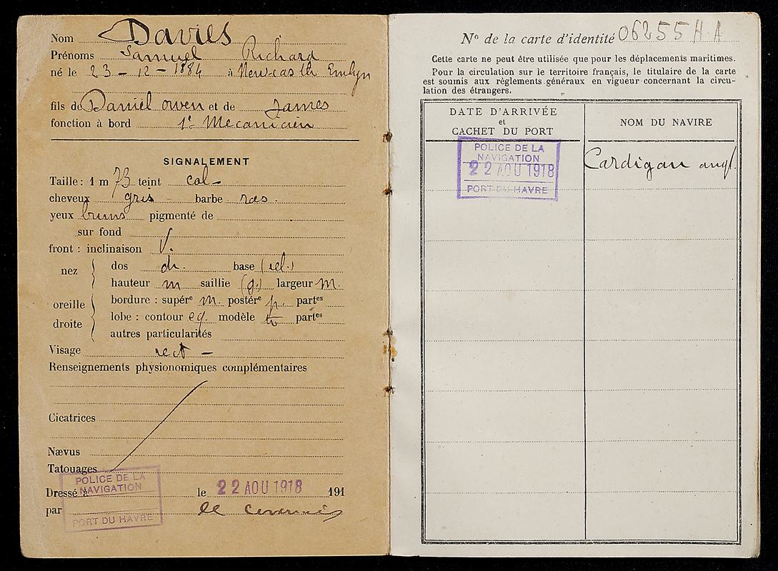 French identity card