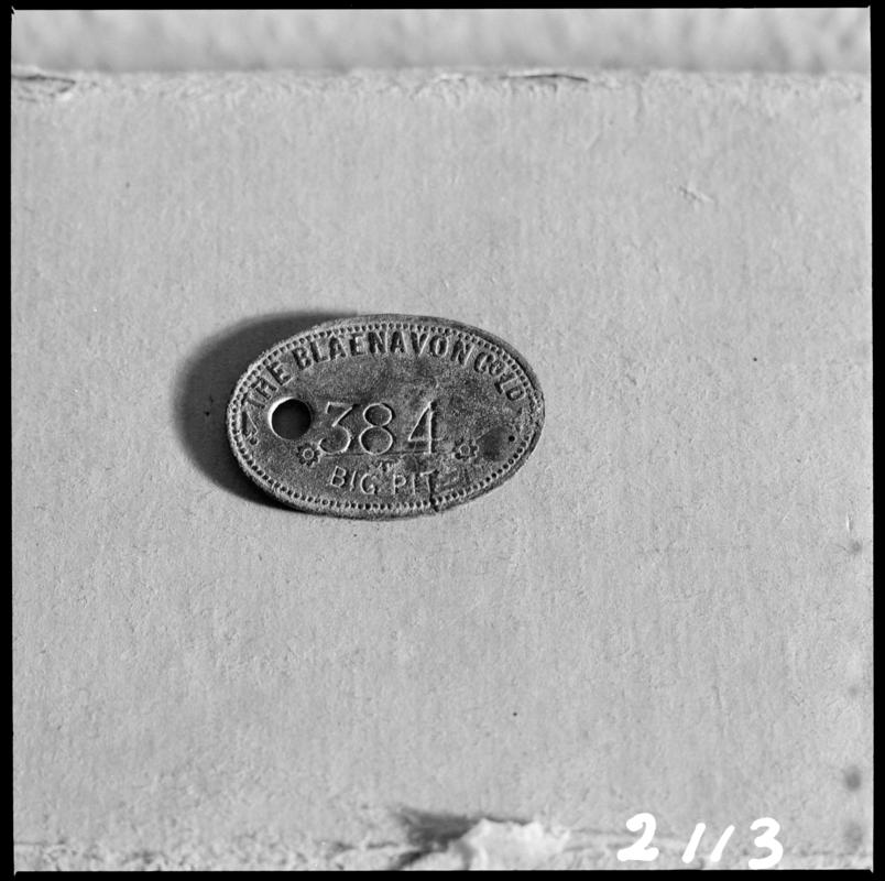 Blaenavon Co Ltd. lamp check, film negative