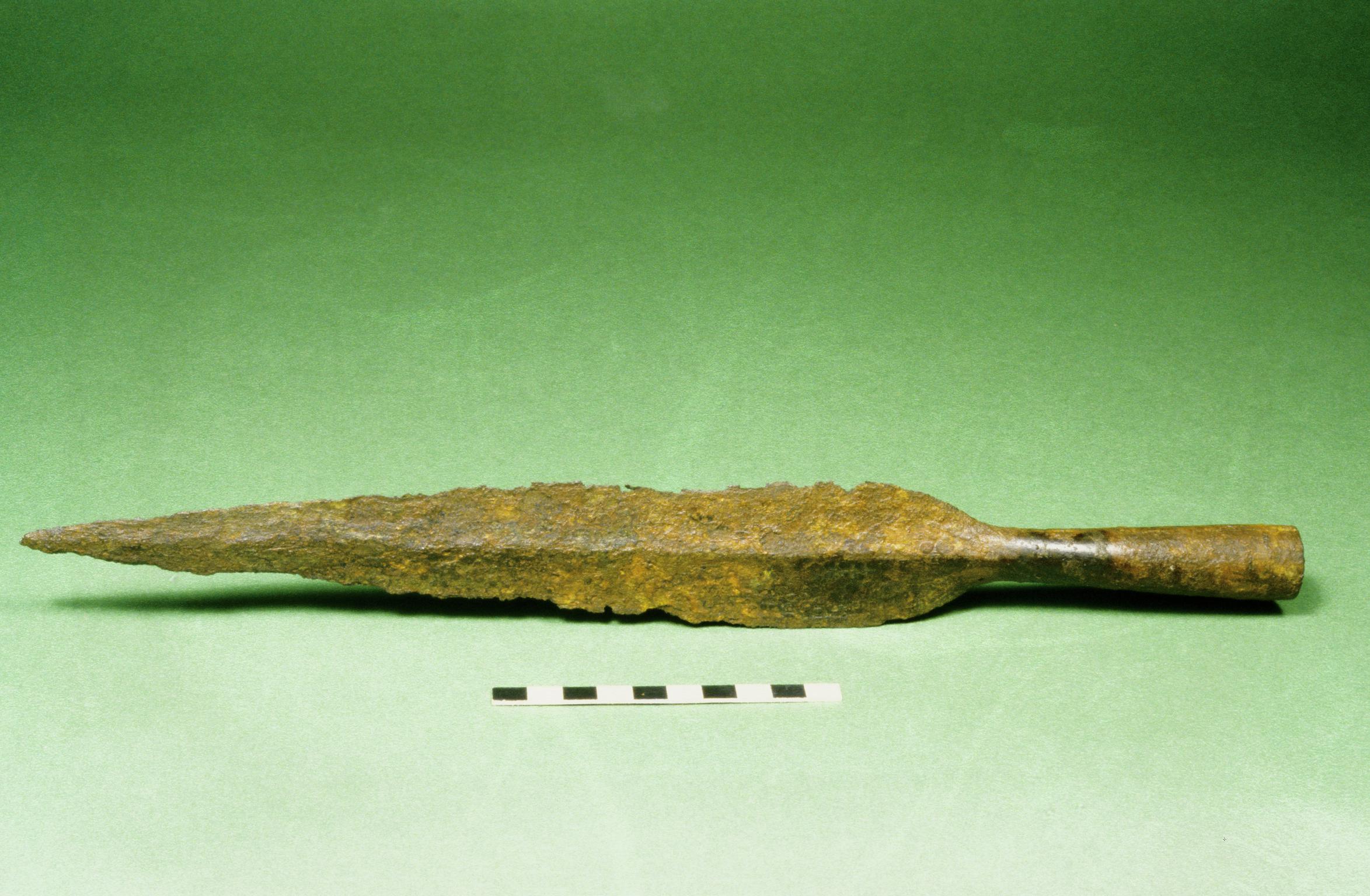 Iron Age iron spearhead