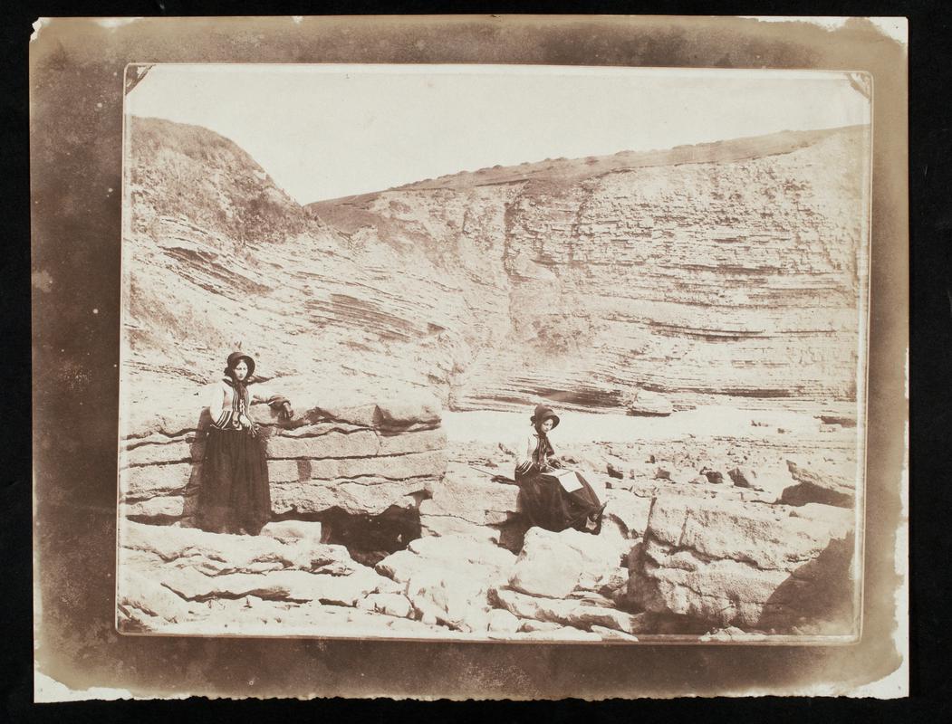 Emma and Thereza Llewelyn on rocks