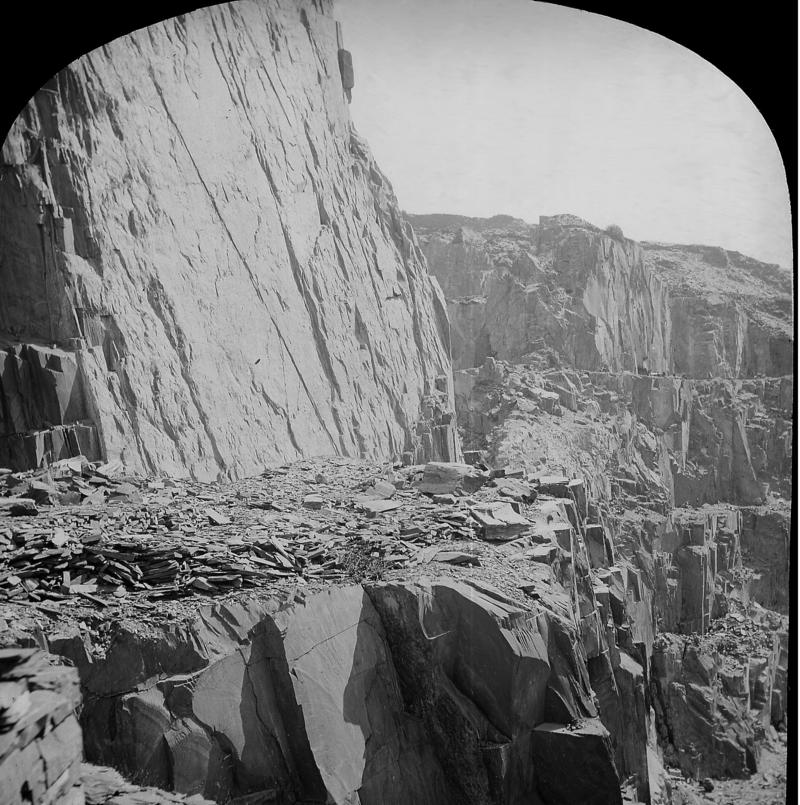 Dinorwig slate quarry, photograph