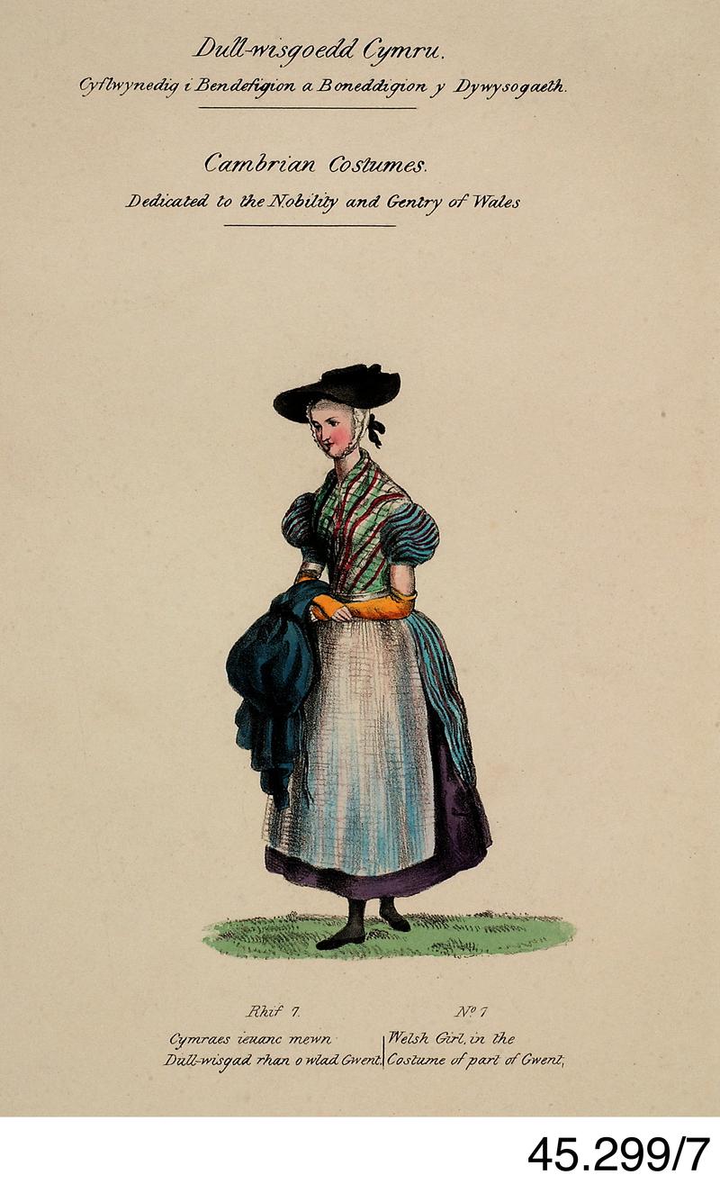 Welsh costume illustration