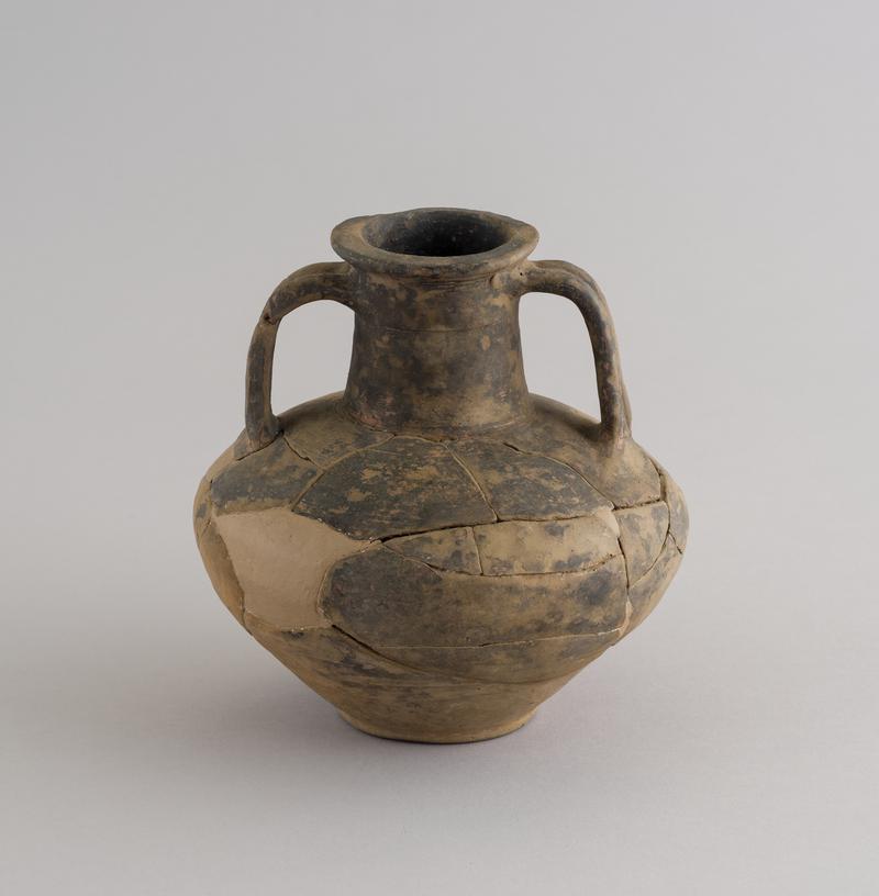 Roman pottery handled flagon