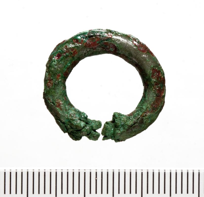 Early Medieval copper alloy ringed pin