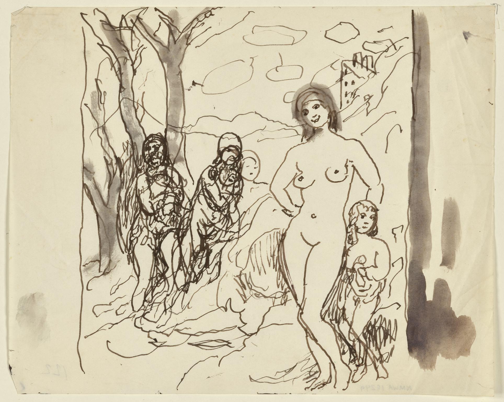 Women and Child with other Figures