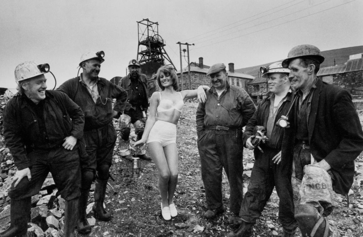 Publicity image for Berlei lingerie at Big Pit