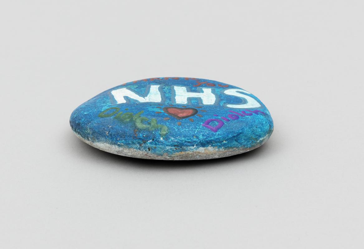 Painted stone - &#039;Thank you NHS&#039;