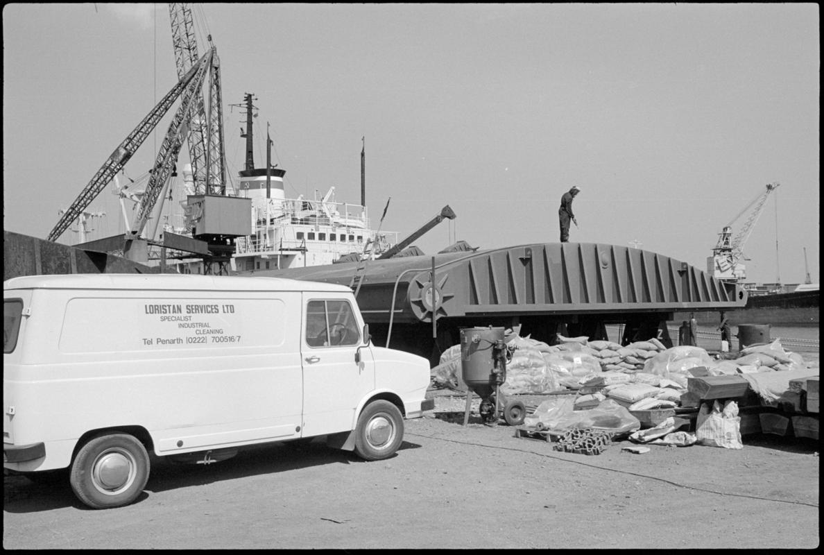 Cardiff Docks, negative