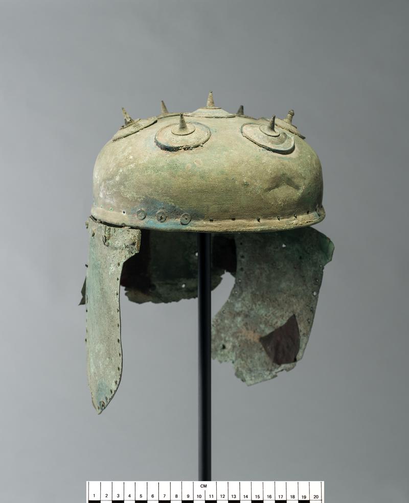 Greek copper alloy helmet