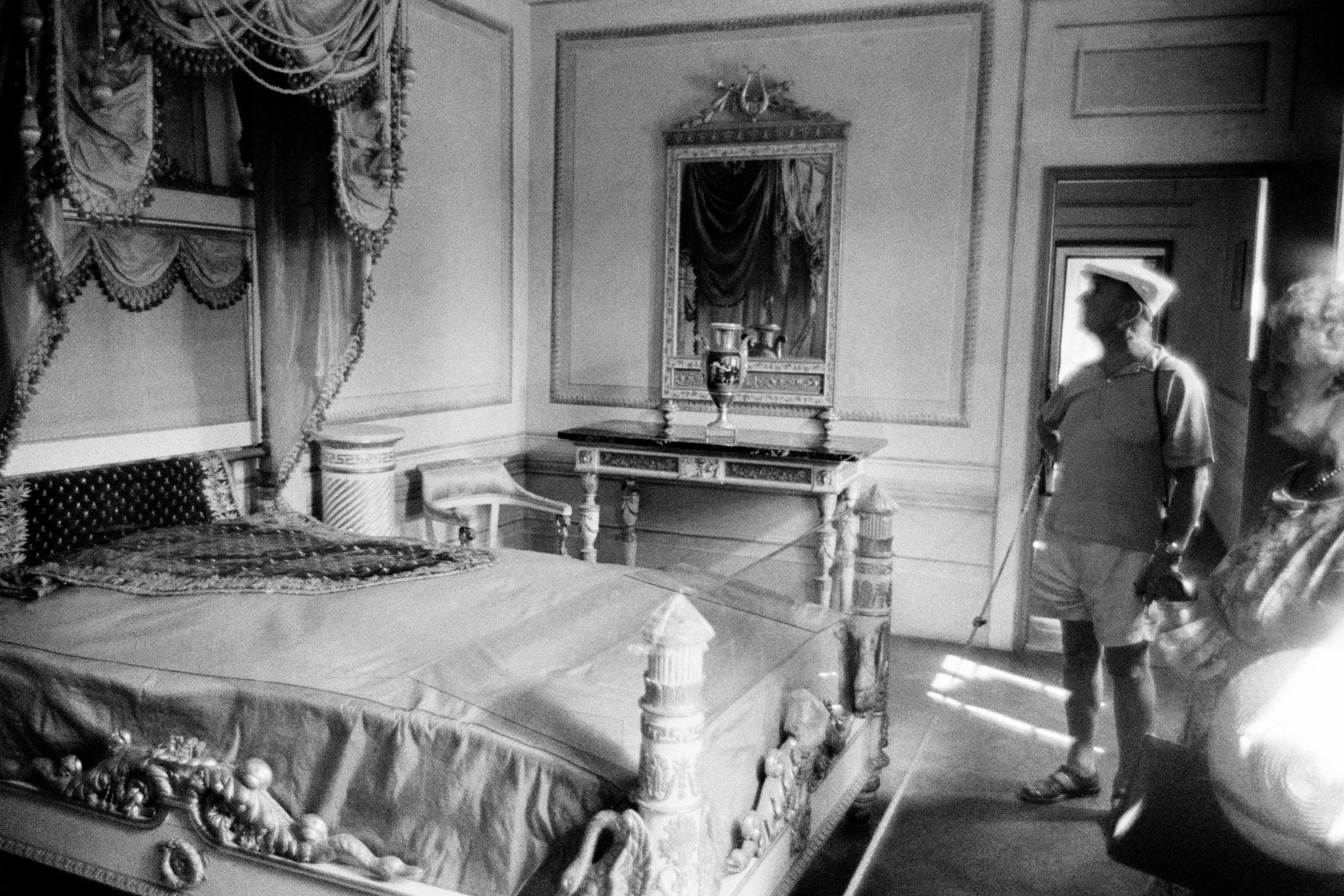 French emperor Napoleon I was exiled to Elba after his forced abdication in 1814. His bedroom. Elba. Italy