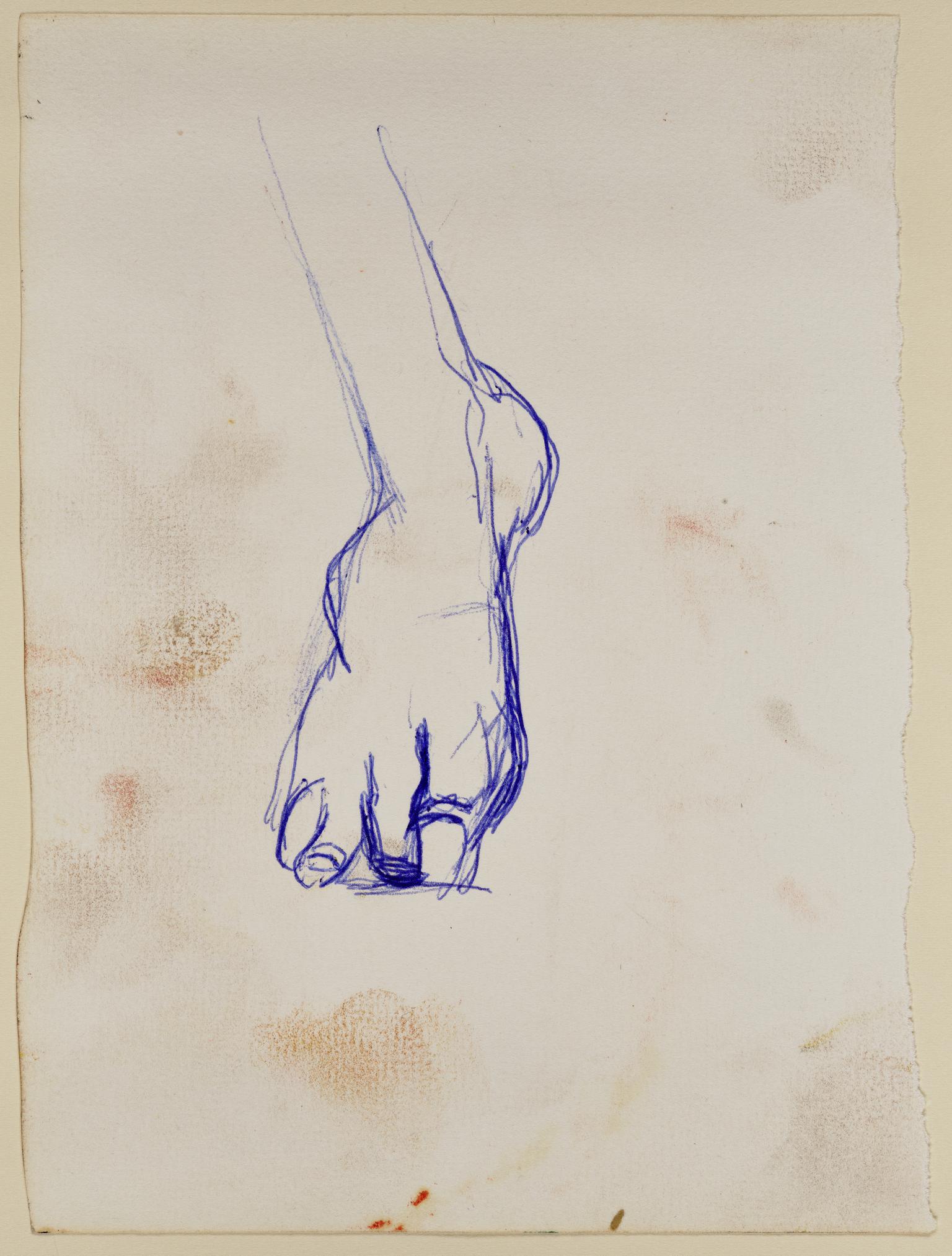 Sketch of foot