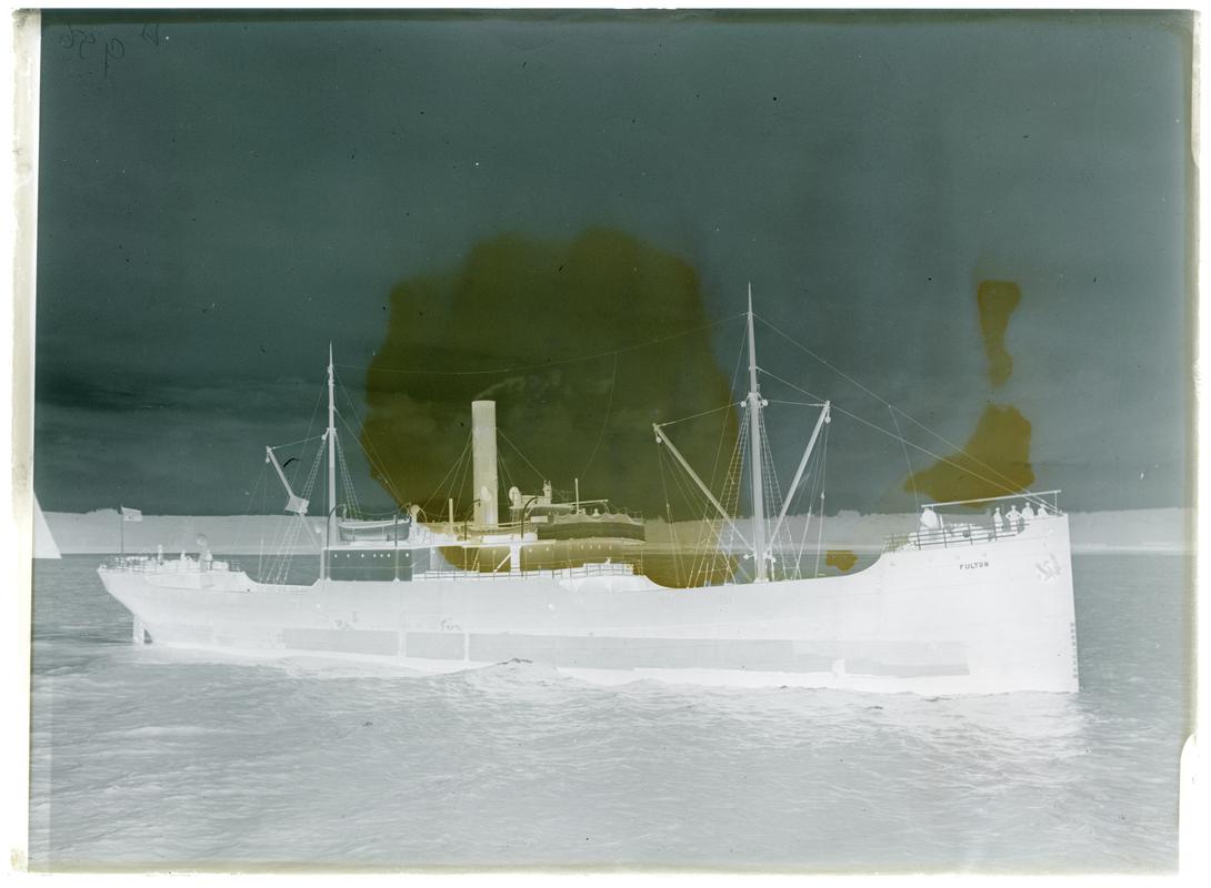 S.S. FULTON, glass negative