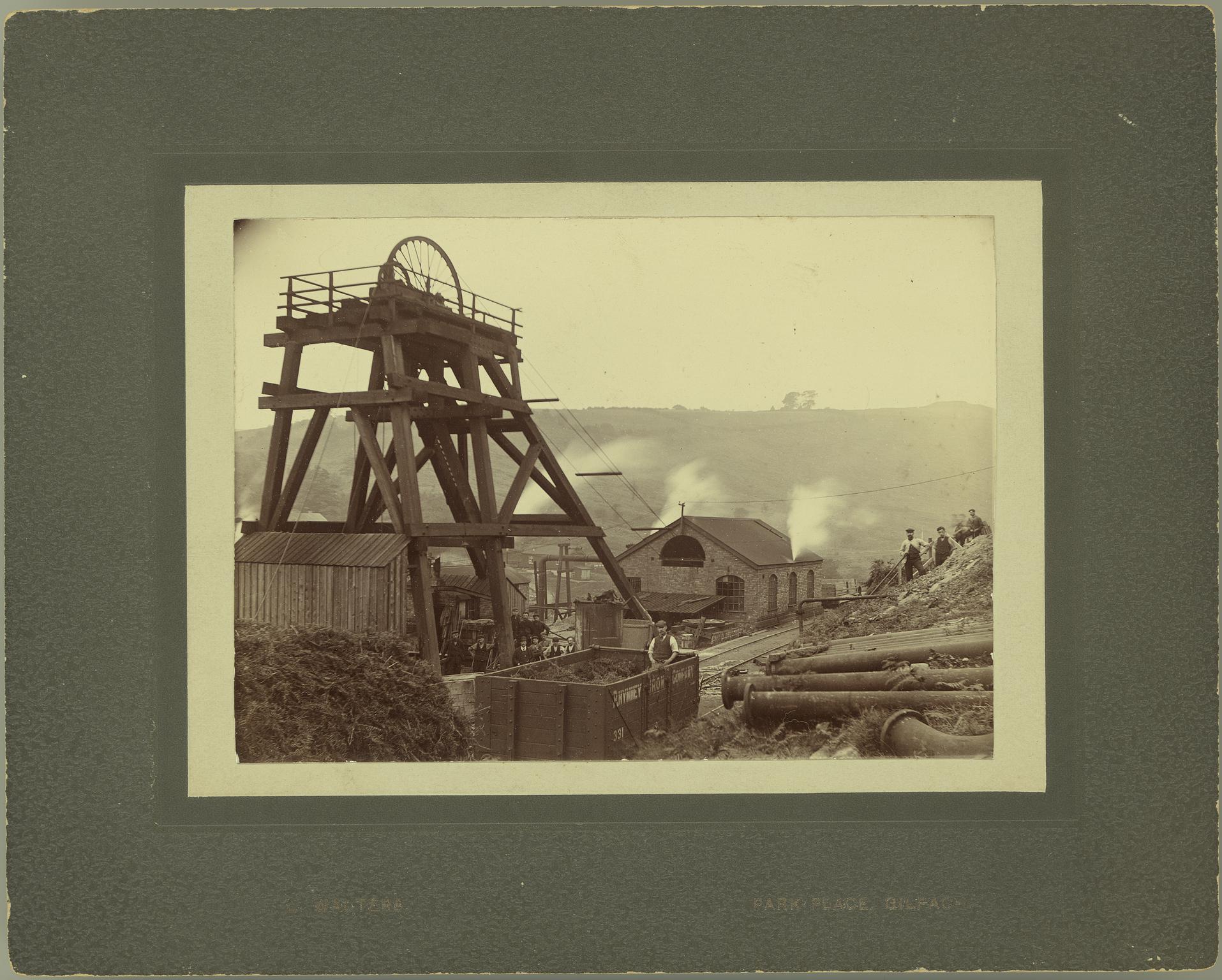 Groesfaen Colliery, photograph