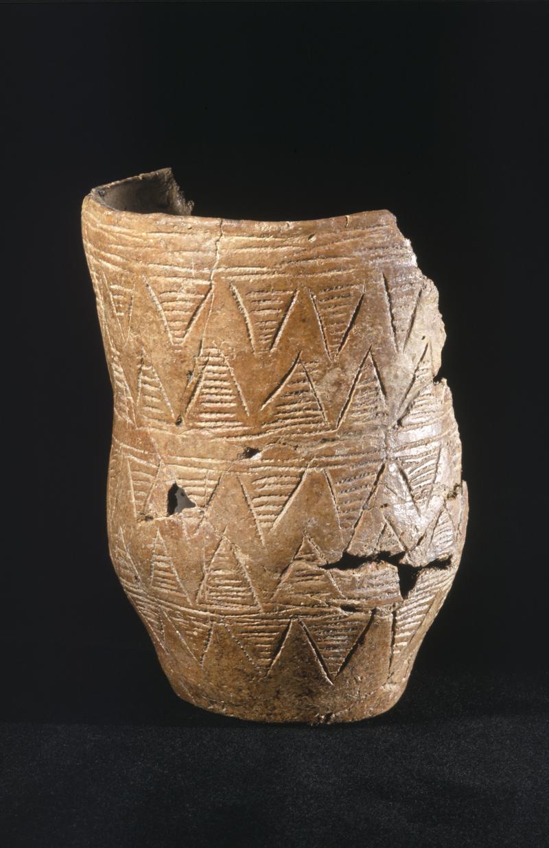 pottery beaker